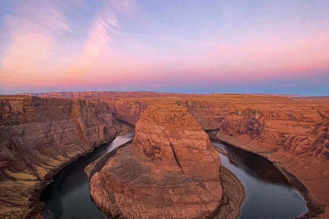 Antelope Canyon X and Horseshoe Bend from Las Vegas - Horseshoe Bend: the short trail to a 1,000-foot Colorado River drop