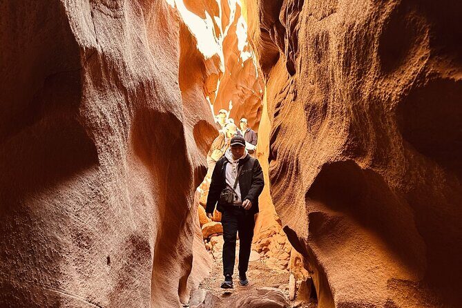 Antelope Wind Canyon Slot Tours - Stop 1: LeChee slot canyon and the sandstone shaped by wind