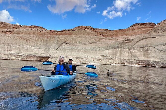 Kayak Antelope Canyon and hike, at Lake Powell - Stop 2: Lake Powell Return Paddle (When Wind Changes the Mood)