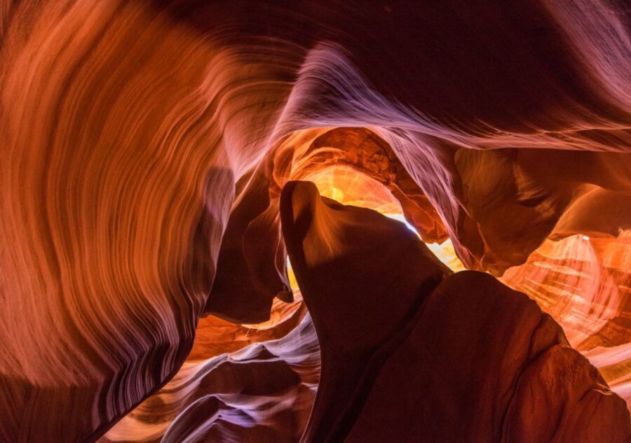 Las Vegas: Antelope Canyon and Horseshoe Bend Airplane Tour - Antelope Canyon with a guide: light, stone, and the strict rules