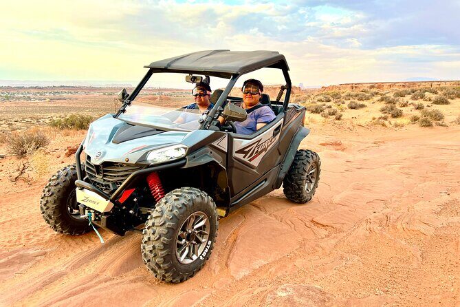 Page Lower Antelope Canyon UTV Ride - The drive parts you’ll remember: Glen Canyon, Lake Powell, and distance views