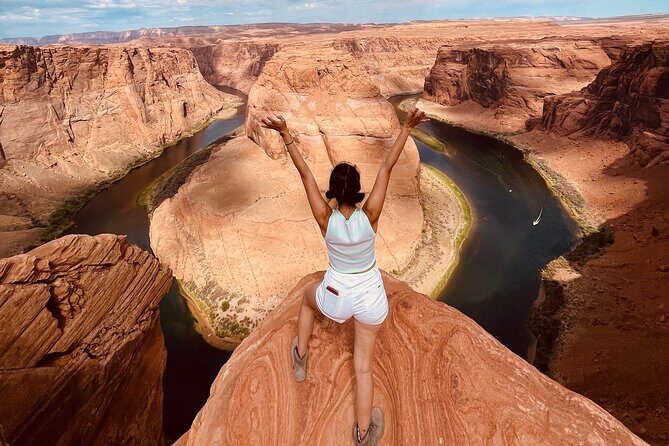 Trifecta of Upper & Lower Antelope Canyon with Horseshoe Bend - Horseshoe Bend: the flat overlook walk that delivers the iconic curve